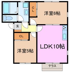 プロヴァンスの物件間取画像